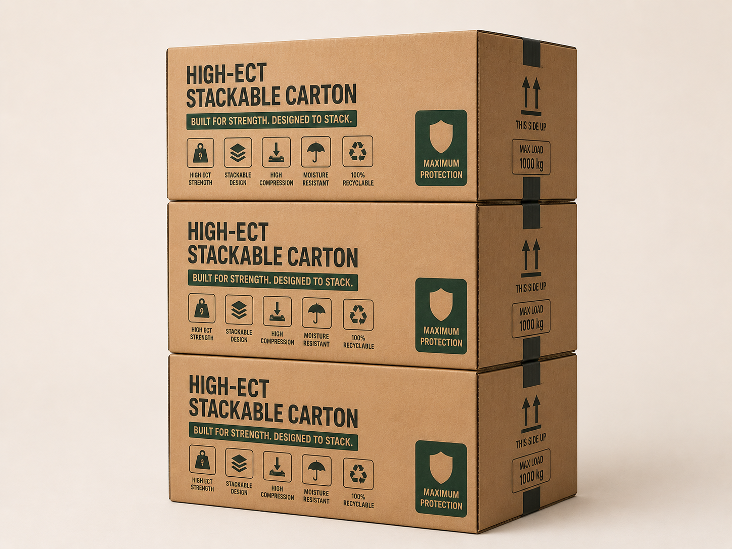 High-ECT Stackable Carton