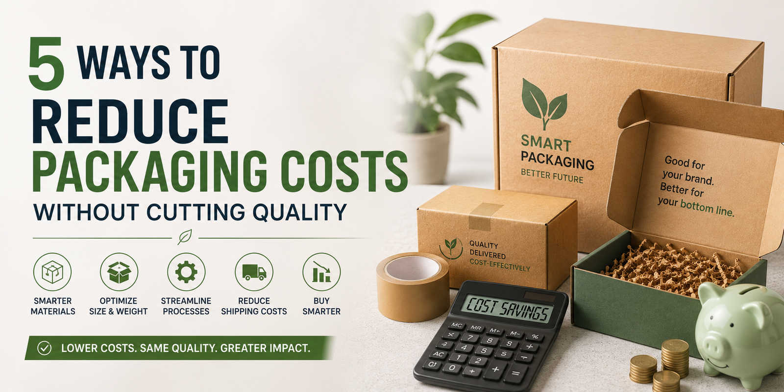 5 Ways to Reduce Packaging Costs Without Cutting Quality