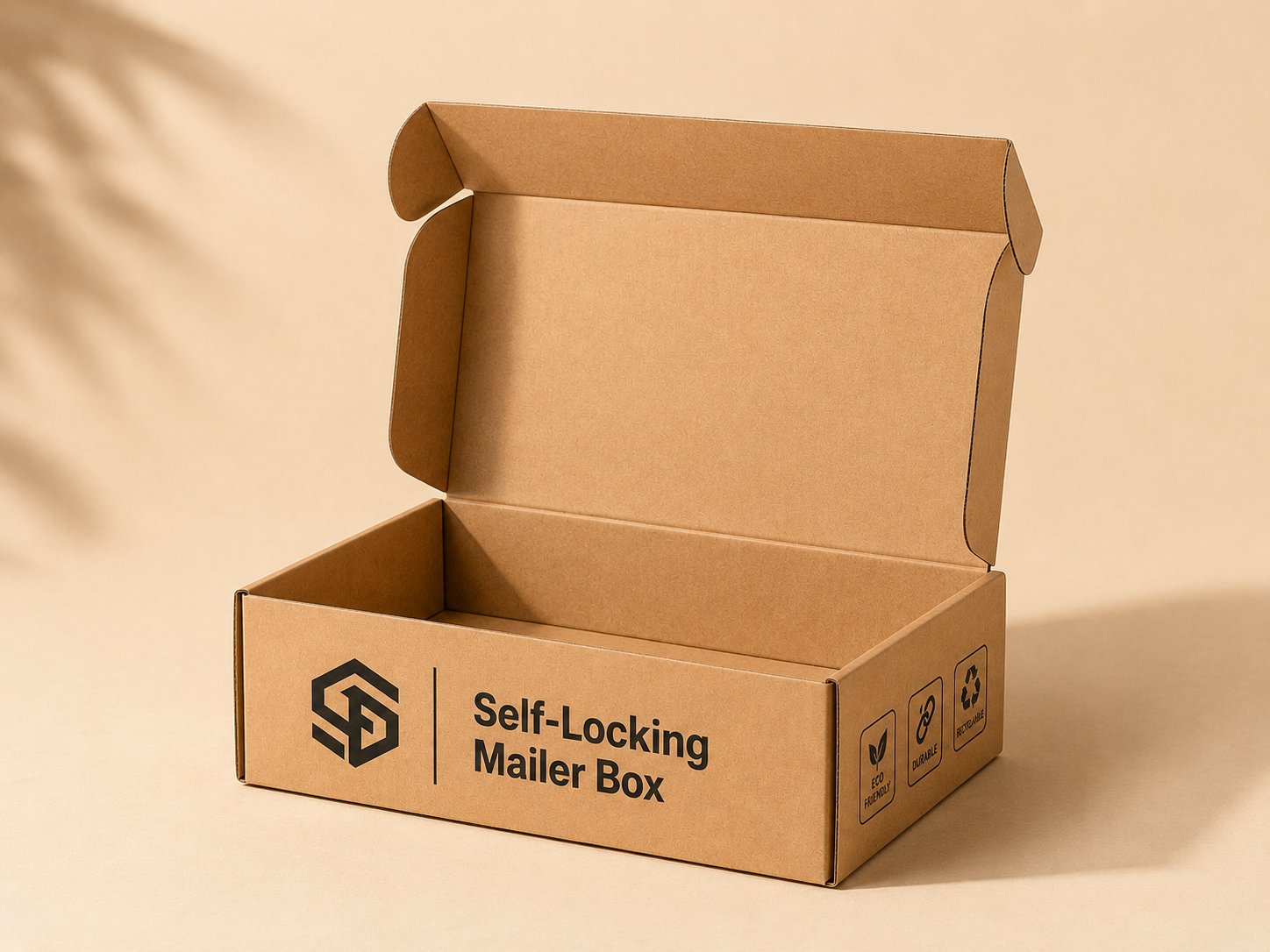 Self-Locking Mailer Box