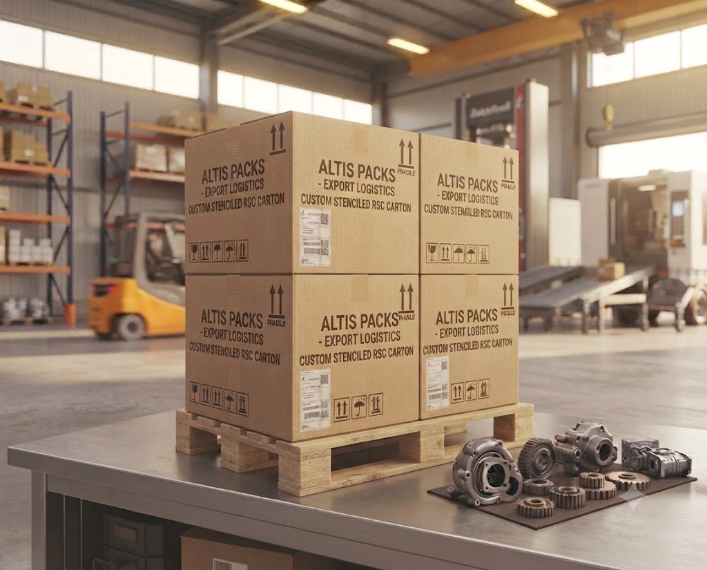 Custom Stenciled RSC Cartons